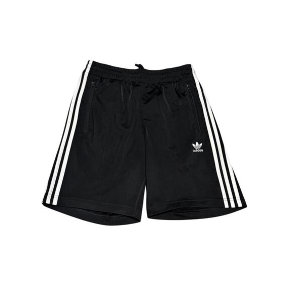 Men's Small Adidas 3 Stripe Short Black & White NWT $50 Embroidered Logo - Picture 1 of 5